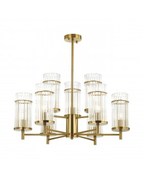 4809/9 MIDCENT ODL21 477 бронзовый/прозрачный Люстра E14 9*60W FORMIA-foto4