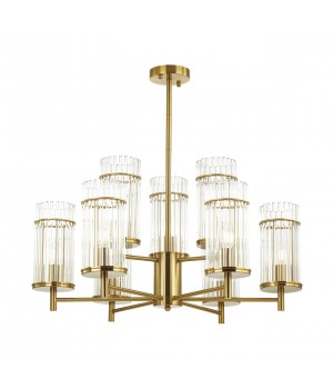 4809/9 MIDCENT ODL21 477 бронзовый/прозрачный Люстра E14 9*60W FORMIA-foto4