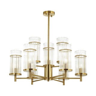 4809/9 MIDCENT ODL21 477 бронзовый/прозрачный Люстра E14 9*60W FORMIA-foto4