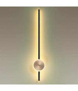 4256/18WL HIGHTECH ODL21 127 черн/бронза/металл Настенный светильник IP20 LED 18W 1152Лм 3000K STILO-foto4