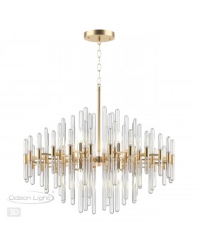4988/12 HALL ODL22 451 золотой/стекло Люстра E14 12*40W STIKA-foto5