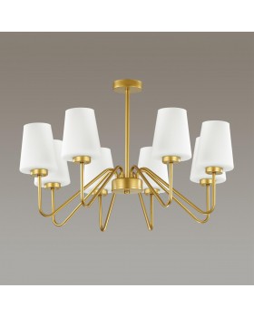 3791/8C NEOCLASSI LN19 132 золотой, белый Люстра на штанге E27 8*60W 220V OLIVIA-foto3