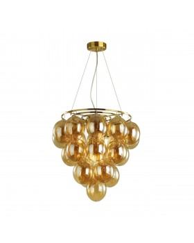 4812/6 MODERN ODL21 345 янтарный/бронзовый Люстра E14 6*40W GRAPE-foto4