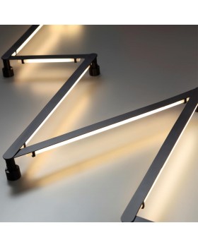 4302/36WL HIGHTECH ODL22 134 черный/металл Настенный светильник IP20 LED 36W 2285Лм 3000K ZIP-foto8