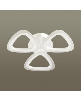 4570/42CL LEDIO LN21 017 белый Люстра потолочная диммир. с ДУ + LampSmart LED 42W 3000-6000К 2270Лм 220V RHEA-foto3