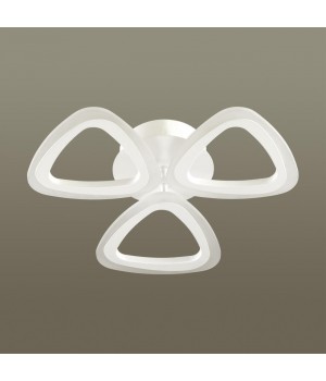4570/42CL LEDIO LN21 017 белый Люстра потолочная диммир. с ДУ + LampSmart LED 42W 3000-6000К 2270Лм 220V RHEA-foto3