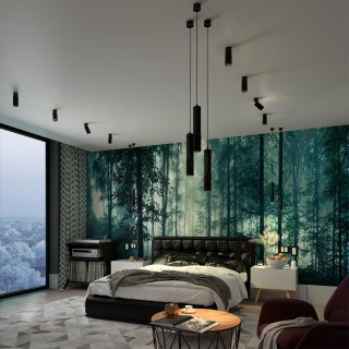 370760 OVER NT21 212 черный Светильник накладной, провод 2м IP20 GU10 50W 220V MAIS-foto3