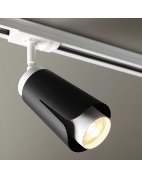 370836 PORT NT22 083 черный Светильник трековый однофазный трехжильный IP20 GU10 9W 220V TULIP-foto7