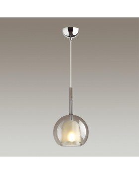 4698/1 PENDANT ODL20 305 хром/дымчатый Подвес E14 1*40W LEVA-foto3