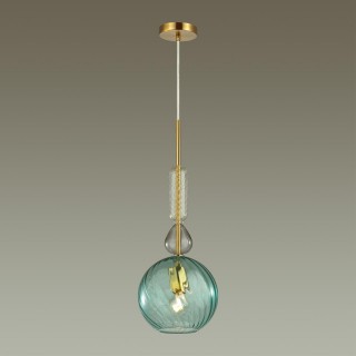 4648/1 PENDANT ODL20 342 золотой/синий/разноцветный Подвес E27 60W 220V BELLA-foto4
