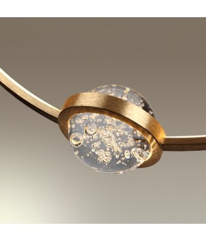 4336/27L L-VISION ODL22 155 брашированное золото/металл Подвесной светильник IP20 LED 27W 2230Лм 4000K GOTA-foto8