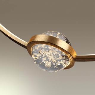 4336/27L L-VISION ODL22 155 брашированное золото/металл Подвесной светильник IP20 LED 27W 2230Лм 4000K GOTA-foto8