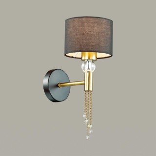 4516/1W NEOCLASSI LN20 176 античная латунь, черный Бра E27 60W 220V SANTIAGO-foto3