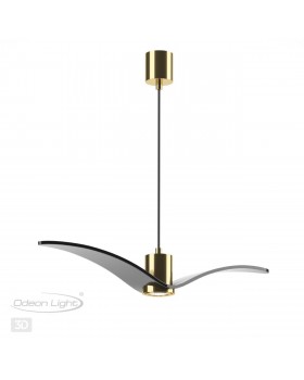 4900/1A PENDANT ODL22 289 чёрный/бронзовый/стекло Подвес GU10 1*5W BIRDS-foto6