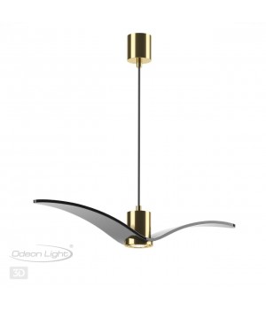 4900/1A PENDANT ODL22 289 чёрный/бронзовый/стекло Подвес GU10 1*5W BIRDS-foto6