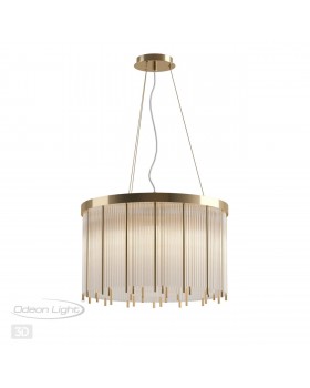 4788/7 HALL ODL21 455 золото/металл/стекло Люстра E14 7*40W YORK-foto5