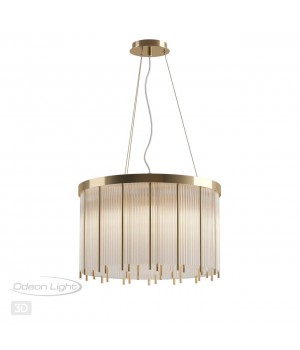 4788/7 HALL ODL21 455 золото/металл/стекло Люстра E14 7*40W YORK-foto5
