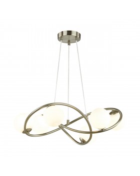 4807/6 MODERN ODL21 399 никель/белый Люстра G9 6*40W SLOTA-foto5