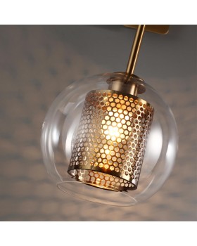 4939/1W PENDANT ODL22 291 античн.бронза/металл/прозрачный/стекло Бра E27 1*40W CLOCKY-foto5