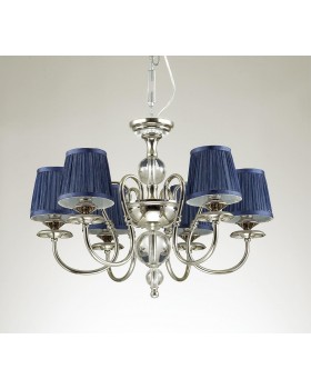 4191/6 CLASSIC ODL19 459 хром/хрусталь/синий Люстра Е14 6*40W MIRELLA-foto4