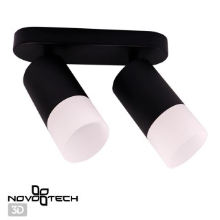 370737 OVER NT21 214 черный Светильник накладной IP20 GU10 9W 235V FLAX-foto4