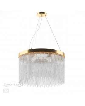 4848/8 HALL ODL21 467 золото/стекло Люстра E14 8*40W REFANO-foto5