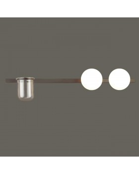 4681/2W WALLI ODL20 529 черный/белый Настенный светильник E14 2*40W 220V FLOWER-foto4