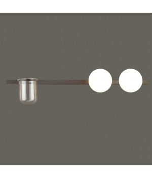 4681/2W WALLI ODL20 529 черный/белый Настенный светильник E14 2*40W 220V FLOWER-foto4