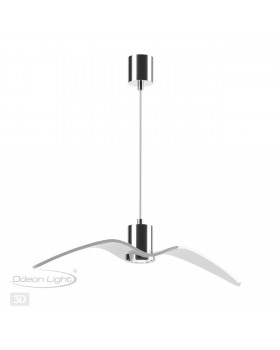 4903/1B PENDANT ODL22 289 белый/хром/стекло Подвес GU10 1*5W BIRDS-foto6