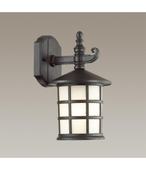 4042/1W NATURE ODL18 581 черный Уличный настенный светильник IP44 E27 60W 220V HOUSE-foto3