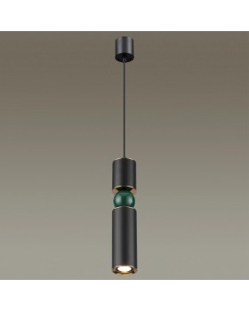 4075/5L L-VISION ODL19 313 черный/золото/зеленый Подвес GU10 1*5W SAKRA-foto4