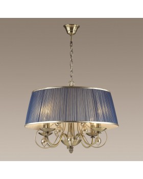 3921/4 CLASSIC ODL18 496 бронза/ткань/стекло Люстра IP20 E14 4*40W 220V NIAGARA-foto3