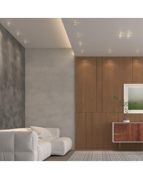 370919 SPOT NT22 300 белый Светильник встраиваемый IP20 GU10 9W 220V GEM-foto3