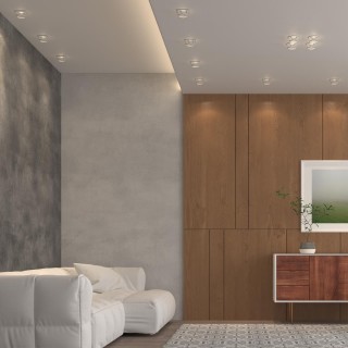 370919 SPOT NT22 300 белый Светильник встраиваемый IP20 GU10 9W 220V GEM-foto3