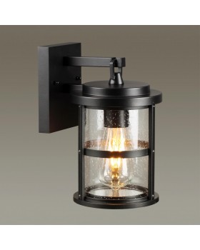 4964/1W NATURE ODL22 569 черный/стекло Ландшафтный настен.светильник E27 1*60W IP44 MAGUS-foto4