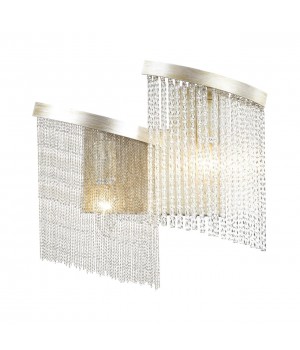 4630/2W HALL ODL20 469 серебристый/стекло/металл.цепочки Бра E14 2*40W 220V GRAZA-foto4