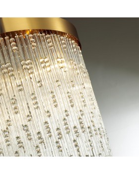 4848/8 HALL ODL21 467 золото/стекло Люстра E14 8*40W REFANO-foto7