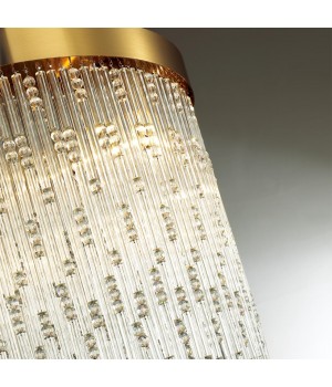 4848/8 HALL ODL21 467 золото/стекло Люстра E14 8*40W REFANO-foto7