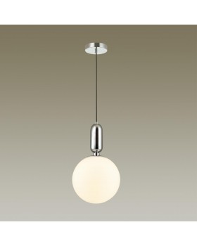 4673/1 PENDANT ODL20 308 хром/белый Подвес E27 1*40W (тип лампы СВЕЧА ) 220V OKIA-foto4