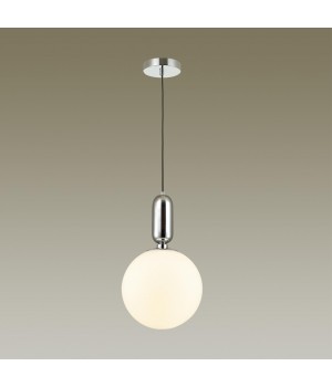 4673/1 PENDANT ODL20 308 хром/белый Подвес E27 1*40W (тип лампы СВЕЧА ) 220V OKIA-foto4