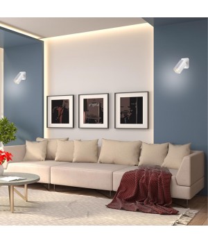 370553 OVER NT19 223 белый Накладной светильник IP20 GU10 50W 230V GUSTO-foto3