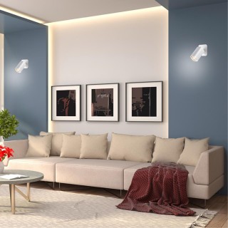 370553 OVER NT19 223 белый Накладной светильник IP20 GU10 50W 230V GUSTO-foto3