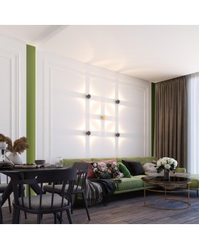 4220/8WL HIGHTECH ODL21 189 золотист/металл Настенный светильник IP54 LED 8W 724Лм 3200K DIAMANTA-foto3