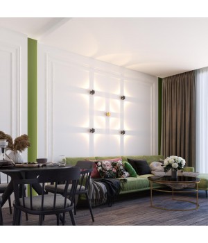 4220/8WL HIGHTECH ODL21 189 золотист/металл Настенный светильник IP54 LED 8W 724Лм 3200K DIAMANTA-foto3