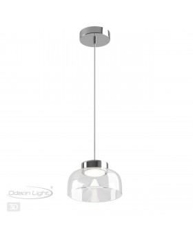 4720/8L L-VISION ODL20 019 хром/ прозрачный Подвес LED 4000K 8W 220V KALEO-foto6