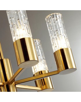 4841/9 HALL ODL21 401 золото/металл/стекло Люстра E14 9*40W SABANO-foto7