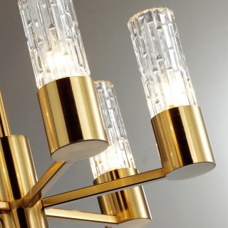 4841/9 HALL ODL21 401 золото/металл/стекло Люстра E14 9*40W SABANO-foto7