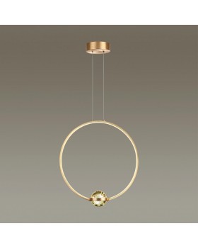 4336/18L L-VISION ODL22 155 брашированное золото/металл Подвесной светильник IP20 LED 18W 1370Лм 4000K GOTA-foto4