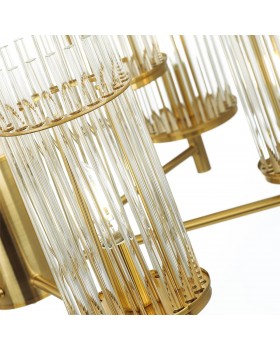 4809/9 MIDCENT ODL21 477 бронзовый/прозрачный Люстра E14 9*60W FORMIA-foto5