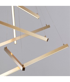 3860/96L L-VISION ODL19 141 золото Подвесной светильник LED 96W 5190Лм 3000К 220V COMETA-foto4